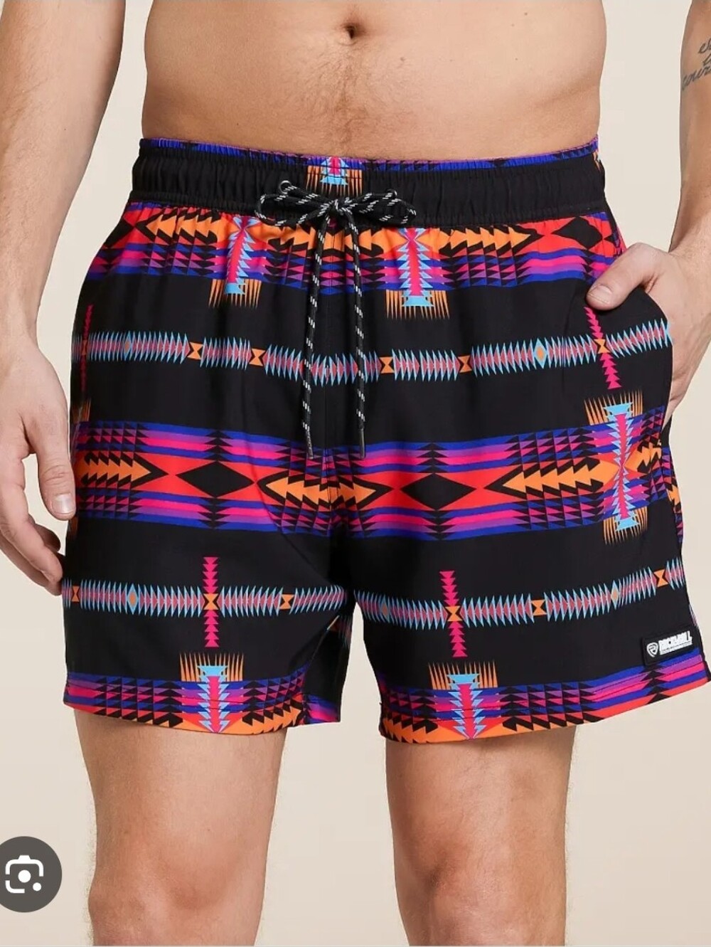 Rock & Roll Denim Mens Board Shorts Southwestern Aztec Mexium NWT